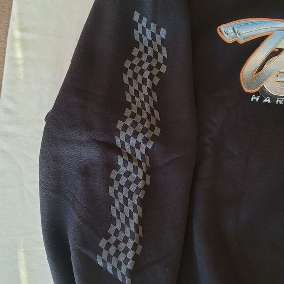 Vintage 2001 Harley-Davidson V-Rod Crewneck Sweatshirt Men’s L Black NWOT - Picture 4 of 12